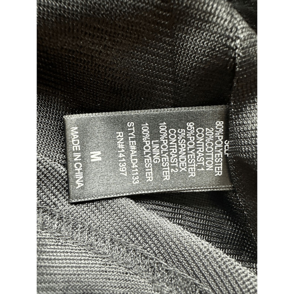 ASTR Fit & Flare Dress Black Mesh Shake Skin Textured Sleeveless womans Medium - Picture 11 of 15